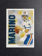 1991 Upper Deck Collector's Choice Dan Marino Checklist #83 - Miami Dolphins