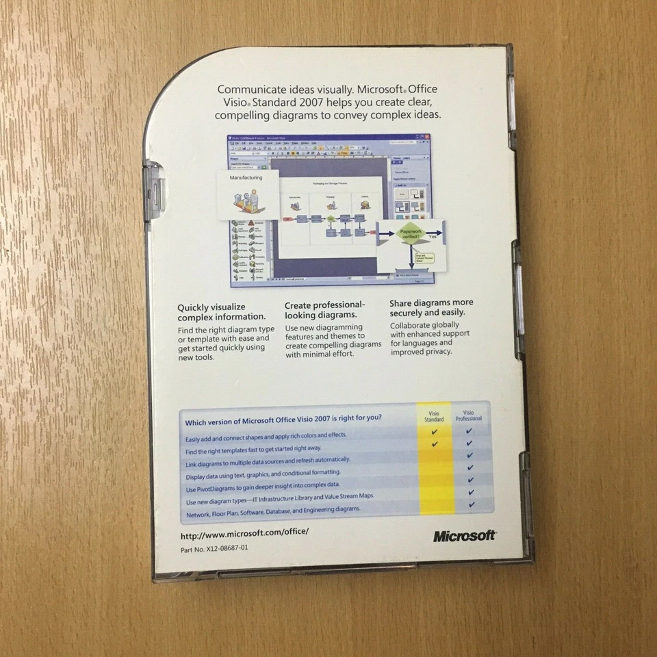 Microsoft Office Visio Standard 2007 Retail Edition - Image 3 of 3