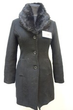 EK3740 Women's Black Coat by Flame 
