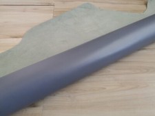 3-4 oz DISTANCE BLUE LEATHER HIDE SMOOTH MEDIUM SHEET/PANEL 10 sqf LOW SHEEN