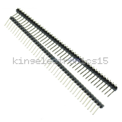 30Pcs 40Pin 2.54mm Single Row Right Angle Pin Header Strip For Arduino kit