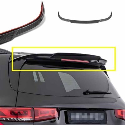 Carbon Fiber ABS Car Rear Trunk Spoiler Wing Flap Suit For Benz GLB 2020-2025