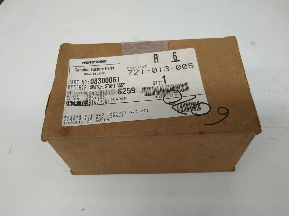 Maytag Garbage Disposal Dispenser Motor Switch 08300061 - Image 3 of 3