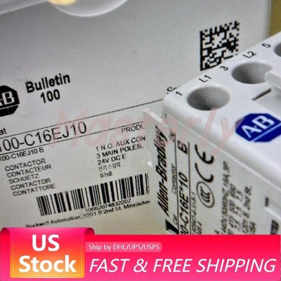 ALLEN BRADLEY CONTACTOR 100-C16EJ10 24VDC _E COIL