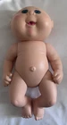 Cabbage Patch Kids Vinyl Drink n Wet Baby Doll Bald Blue Eyes