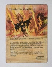 LYZOLDA, THE BLOOD WITCH  mtg Dissension ALTERED 