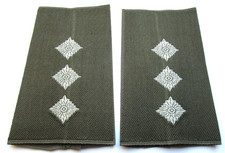 Dienstgradabzeichen Heer  Hauptmann weiß/oliv  Bw  Aufschiebe Rangschlaufen