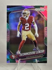 2025 Panini Prizm Deommodore Lenoir Lotus Flower /18 SF 49ers #281 🔥