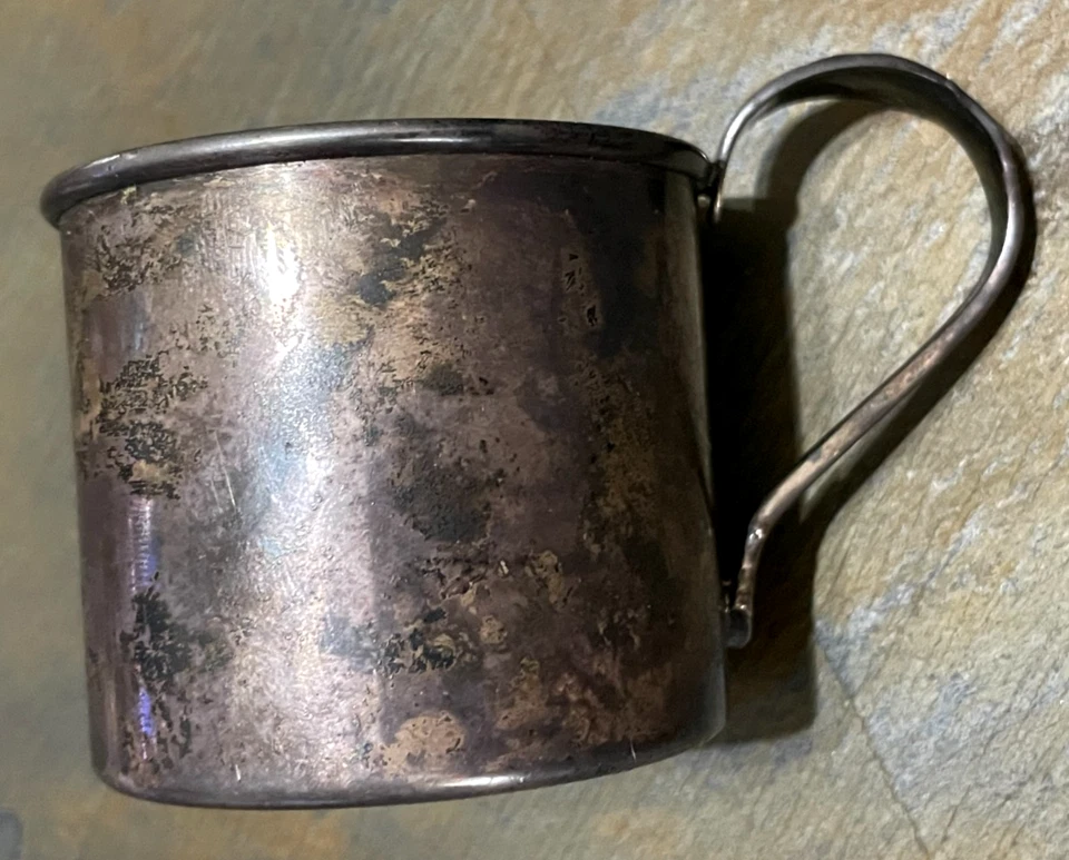 Taza bebé victoriana moderna de plata esterlina 54 gramos 575-V Foto 4 de 4