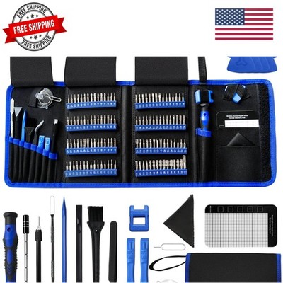 142 IN 1 Professional Computer Repair Tool Kit, Precision Screwdriver Set wit...
