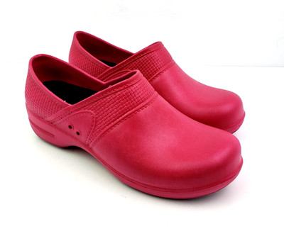 Sanita Motion Professional Womens Size EU 41 US 10 Pink Slip On Work Clog Shoes