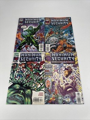Maximum Security #1-3 COMPLETE SET W/ Dangerous Planet #1 Ships Fast