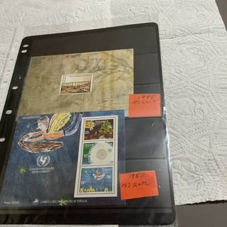 Portugal X 2 MNH Stamp Mini Sheets Circ 1987/1998
