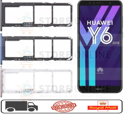 Für Huawei Y6 2018 ATU-L11 Ersatz Dual Sim Speicherkarte Tray Halter