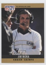1990 Pro Set Wrong Back (back) Jim Mora Jr Franco Harris #25 HOF a8r