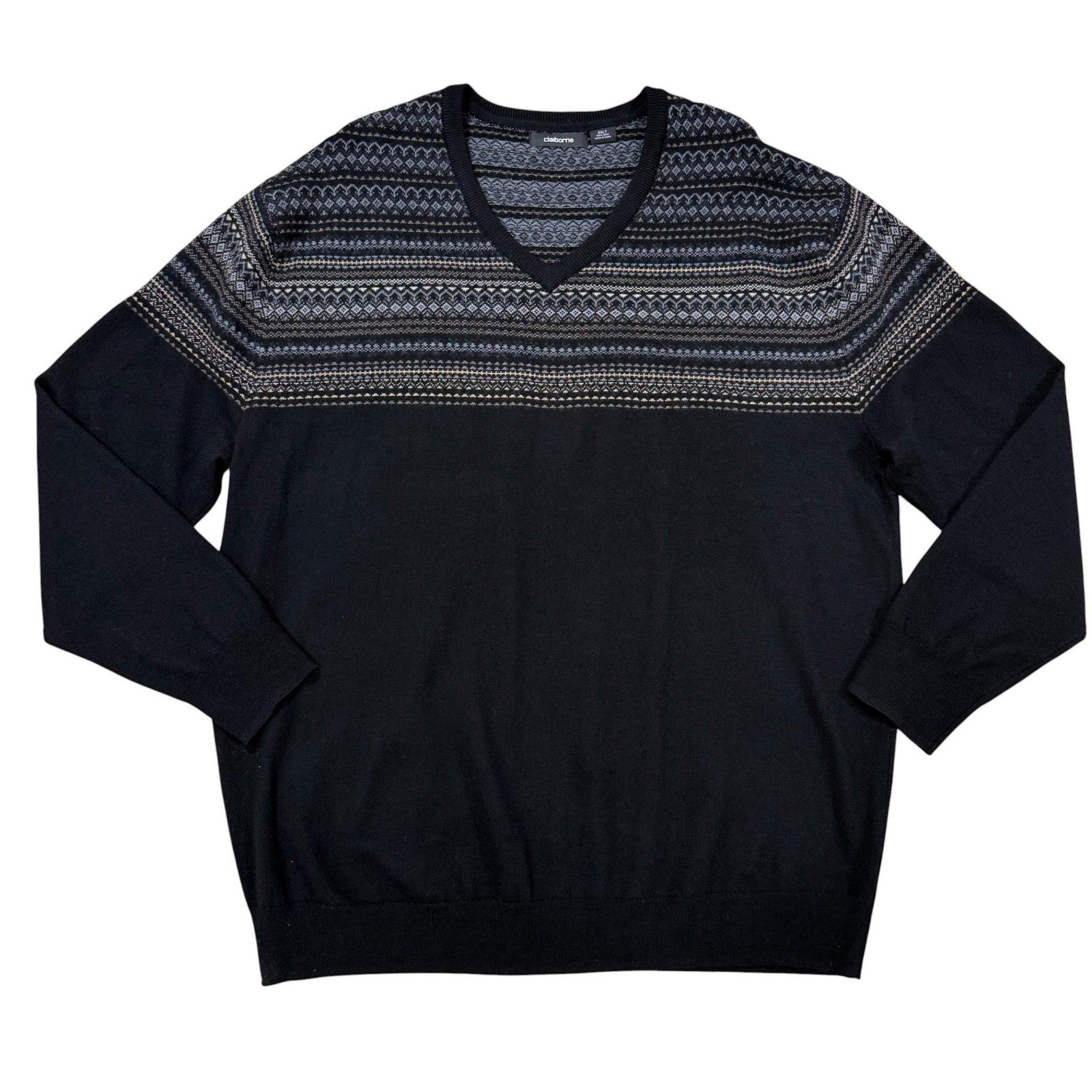 90s Wool Pullover Sweater 2XLT - image 1