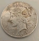 1934-S Peace Dollar $1 - San Francisco Mint