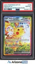 Pokemon 2024 Pikachu ex 238/191 SIR Surging Sparks GEM MINT PSA 10 on eBay