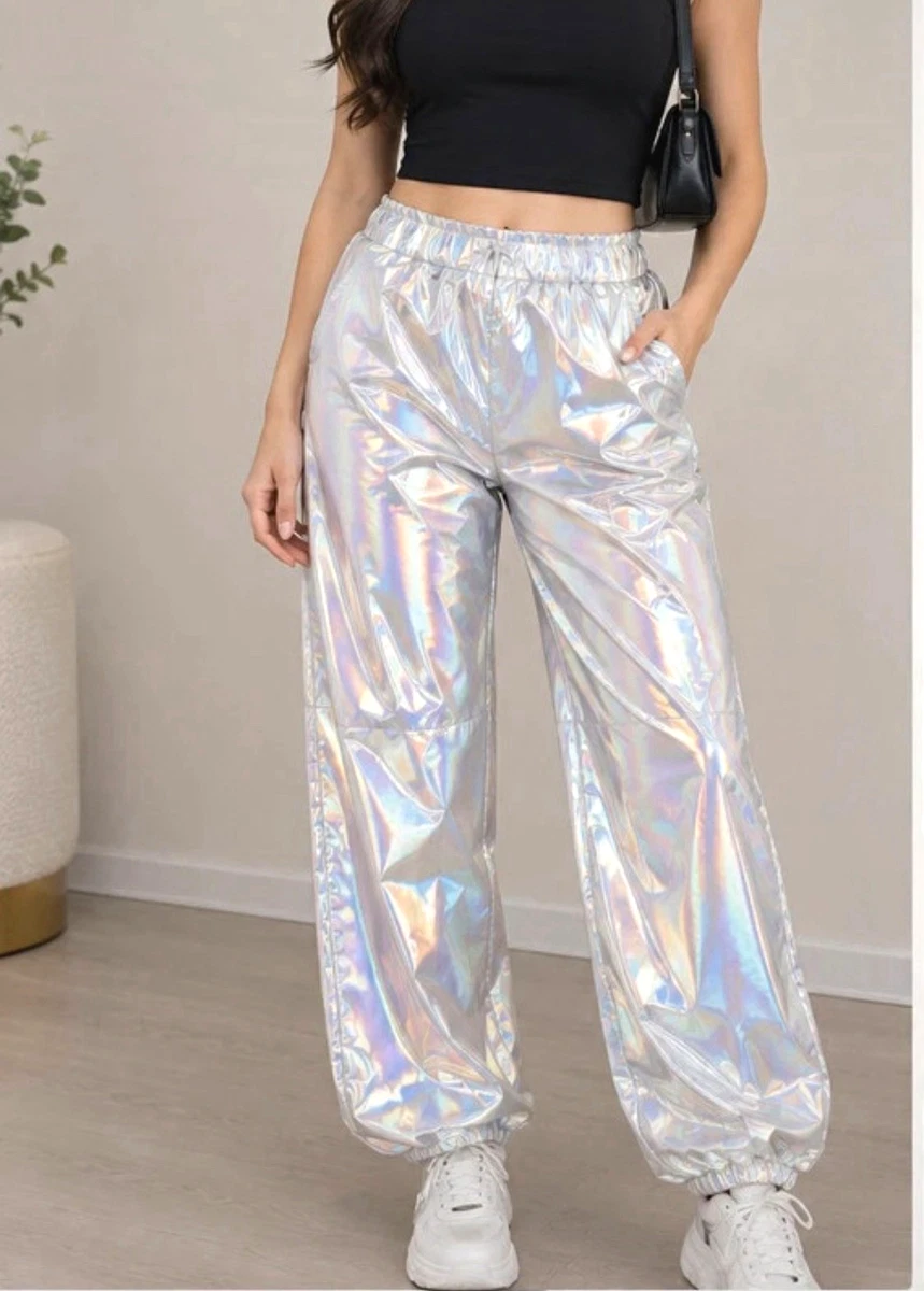 ladies silver dress pants Regular Size for Women for sale Color Name|Natural