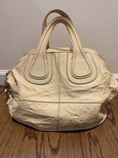 Givenchy Beige Nightingale Satchel Top Handle...