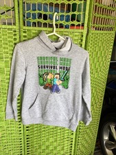 Boys Minecraft Hooded Sweatshirt In Size Large