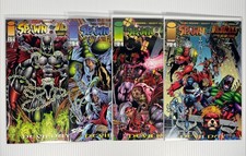Spawn / WildC.A.T.s #1-4 Complete Set Alan Moore Scott Clark Image 1996 NM