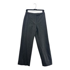 Ann Taylor Women's Gray Pinstripe Wool Blend Trousers Dress Pants Size 6
