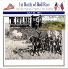 Dr Jim Stamps Maximum Card First Bull Run 1861 Forever The Civil War Fdc