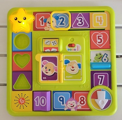 Fisher-Price Baby Toddler Toy Laugh Learn Puppy s Game Activity Board 