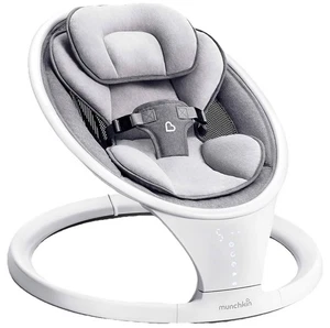 Munchkin Balançoire électrique pour bébé, portable et léger, Bluetooth activé