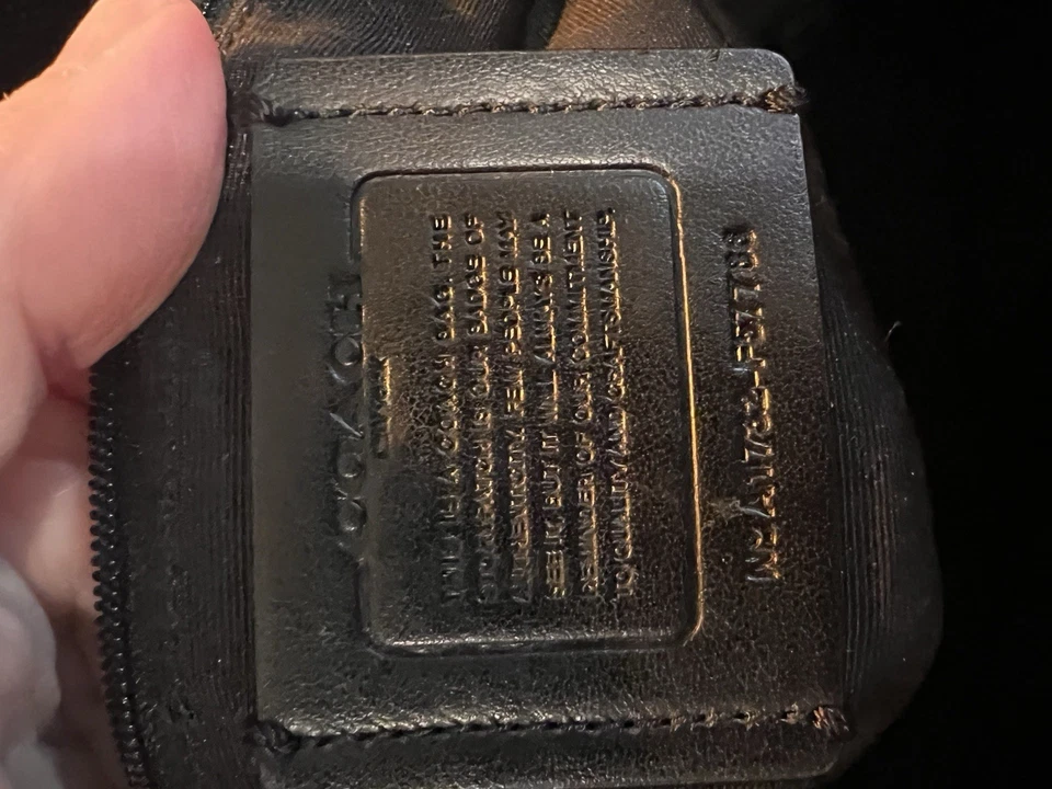 Coach Black Leather Baby Bag Tote Style A1732-F57786 Excellent Condition Clean - Image 4 of 4