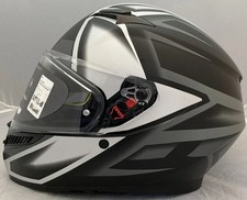 AGV K3 Compound Matt Black Grey Commuter Urban Scooter Motorcycle Helmet XL 
