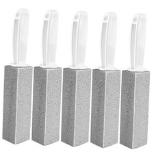 Toilet Pumice Stone With Handle, 5 Pack Pumice Stone Toilet Bowl Cleaner, Hard