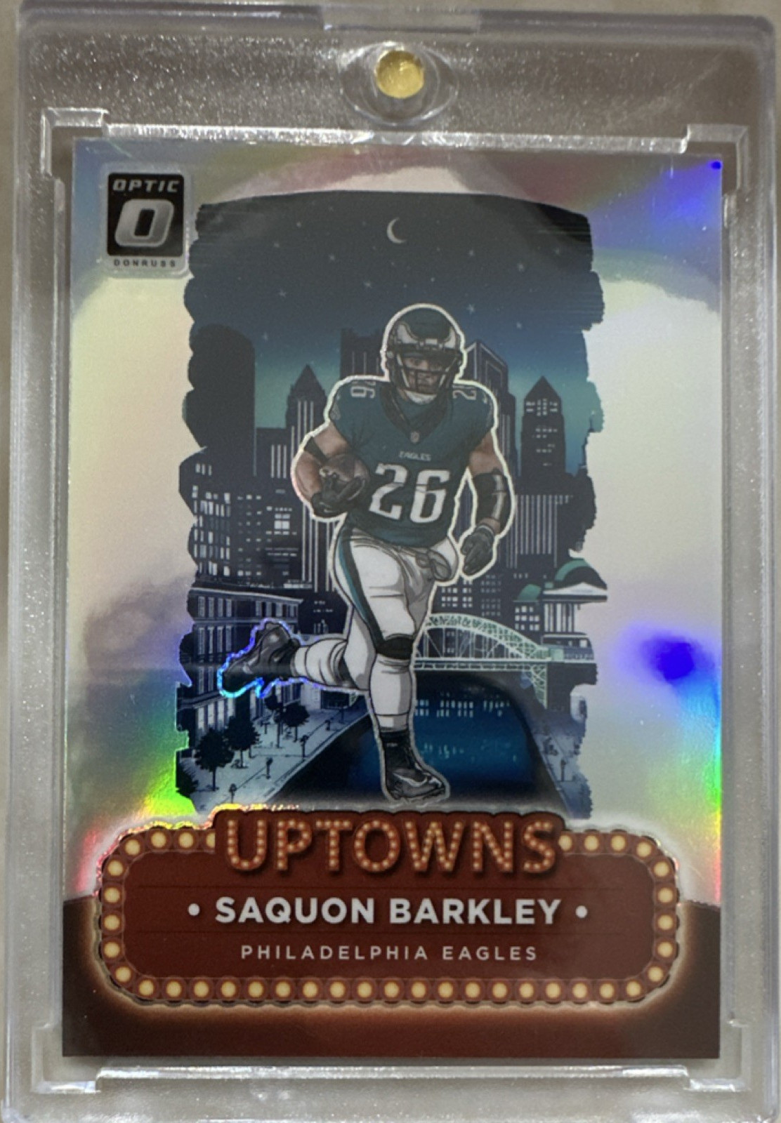 Panini 2024 Donruss Optic Uptowns Insert Saquon Barkley Eagles #17