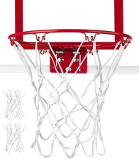 Mini Basketball Net Replacement 8 Loop 2 Pack , Vibrant Color, for Indoor Door/