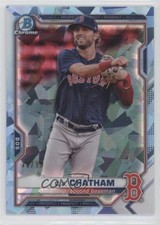 2021 Bowman Sapphire Edition Chrome Prospects Aqua Refractor /99 CJ Chatham 0b9t
