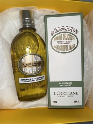 L'Occitane Cleansing & Softening Almond Shower Oil & Hair & Body Mist