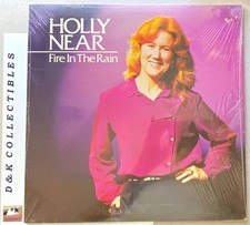 HOLLY NEAR FIRE IN THE RAIN 12" LP W/ INSERTS    VG+ CONDITION  dk