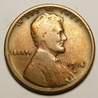 1914 S Lincoln Wheat Cent Penny Cleaned-VG  "Actual Coin Pictured"