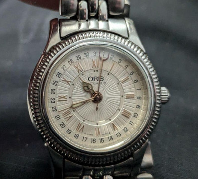ORIS Pointer Date 7465B 36mm White Dial Automatic Men's Watch from JP