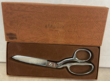 CHROMOWANE NOŻYCZKI DO SZYCIA GINGHER - MADE IN BRAZYLIA - ORYGINALNE PUDEŁKO - DŁUGOŚĆ 8"