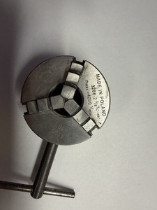 Bison  3-Jaw Self-Center Scroll Chuck, model 3286-2"-3/8 3/4