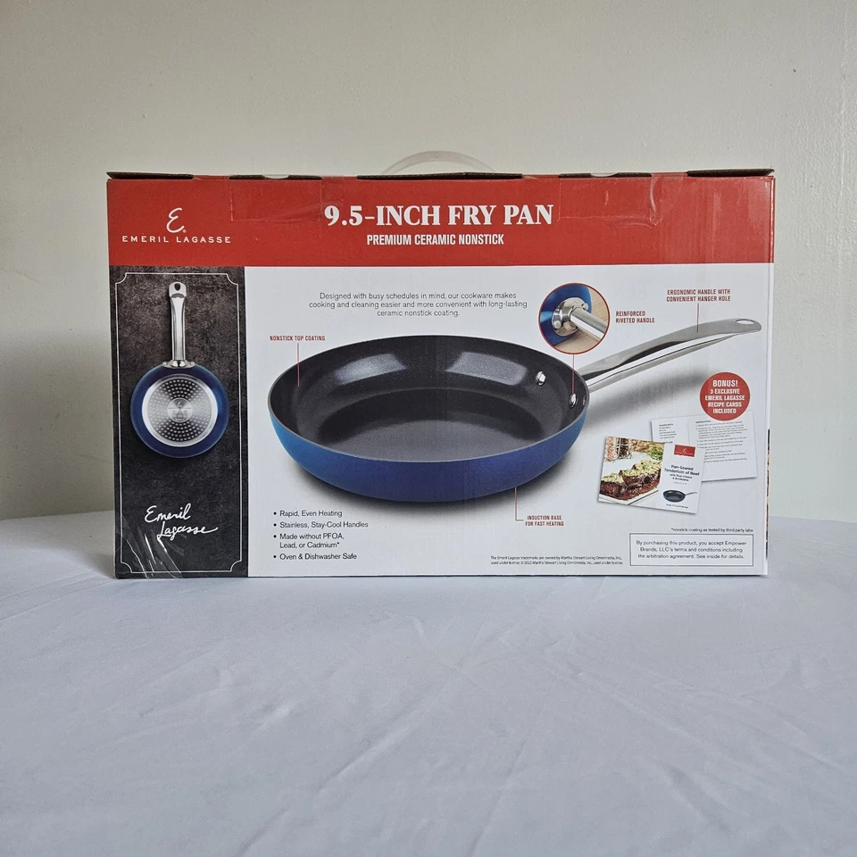 Emeril Lagasse Premium Ceramic Nonstick Coating 9.5'' Fry Pan Skillet - Image 2 of 4