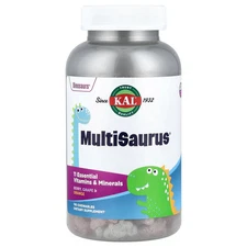 KAL MultiSaurus Berry Grape  Orange 180 Chewables Gluten-Free, No Artificial