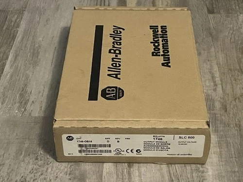 GENUINE Surplus SEALED Allen Bradley 1746-OB16 /D SLC 500 16-PT Output Module