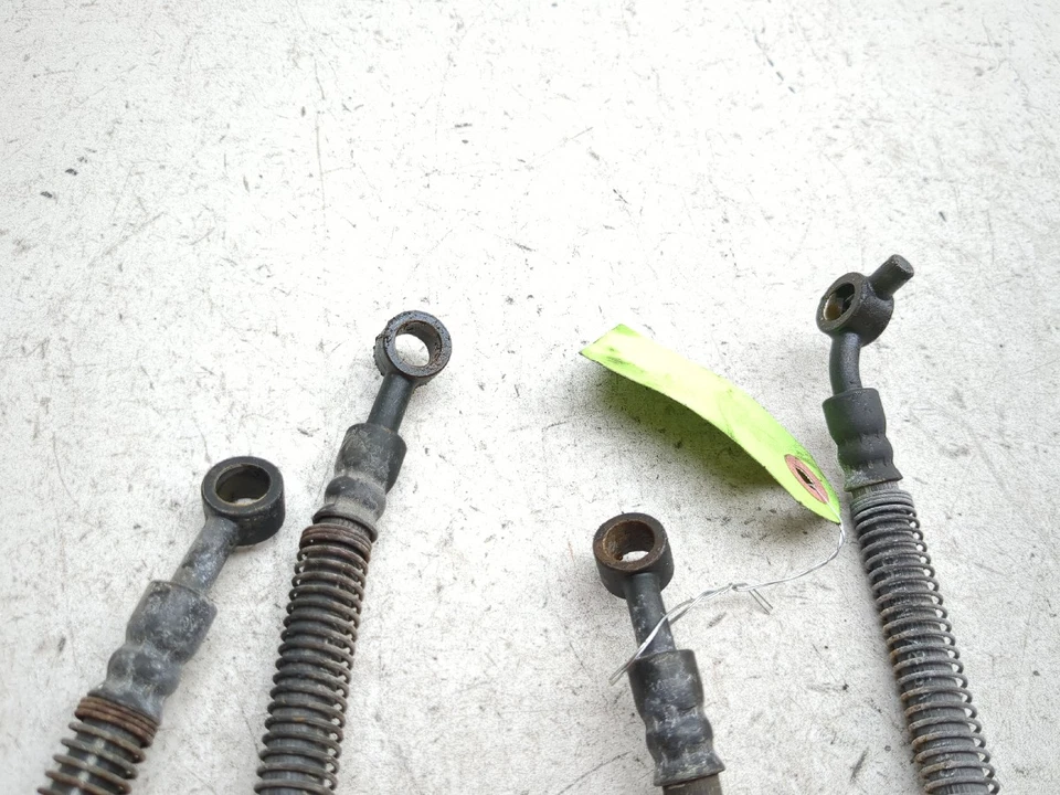 03 04 Juego de mangueras de línea de freno Kawasaki ZZR 600 con cubierta de conector Foto 3 de 4