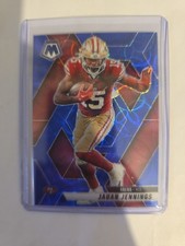 2025 Panini Mosaic Jauan Jennings Blue Scope Prizm #142 - 49ers