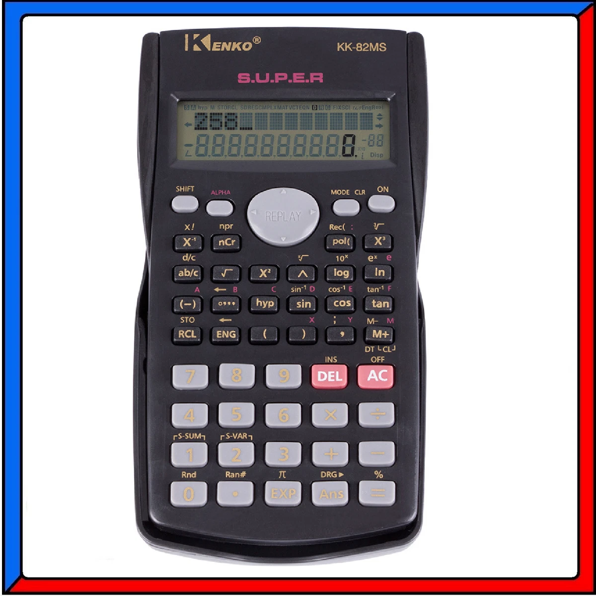 Calcolatrice Scientifica Wiler W526 – 249 Funzioni, Ideale Per Studi E Ufficio, Spedizione Veloce