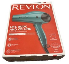 Revlon Professional Ionic Hair Blow Dryer Blower 1875W Volume Boost w/ Diffuser
