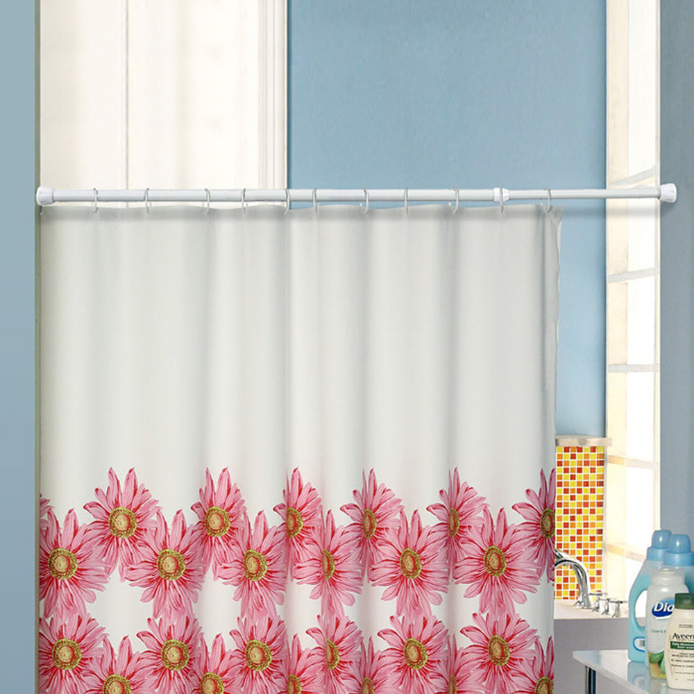 Spring Loaded Curtain Rail Extendable Grelly UK